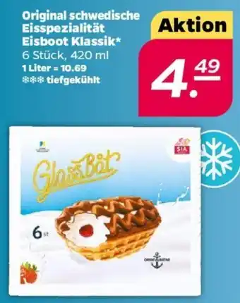 NETTO Original schwedische Eisspezialität Eisboot Klassik* 6 Stück, 420 ml Angebot