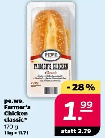 NETTO pe.we. Farmer's Chicken classic* 170 g Angebot