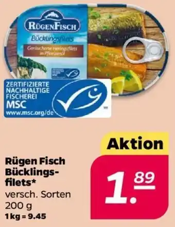 NETTO Rügen Fisch Bücklingsfilets 200 g Angebot