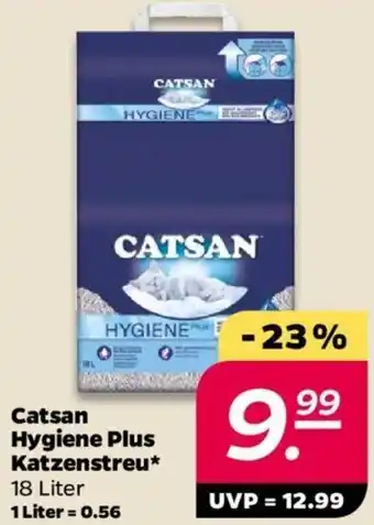 NETTO Catsan Hygiene Plus Katzenstreu* 18 Liter Angebot