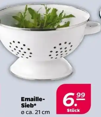 NETTO Emaille-Sieb Angebot