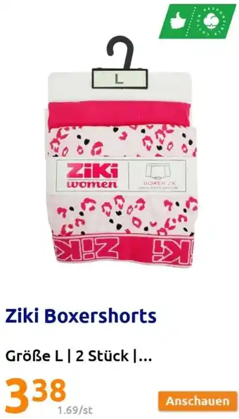 Action Ziki Boxershorts Größe L | 2 Stück Angebot