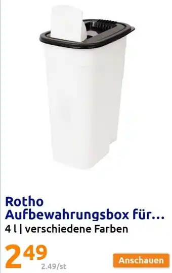 Action Rotho Aufbewahrungsbox für... 4 L Angebot