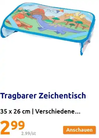 Action Tragbarer Zeichentisch 35 x 26 cm Angebot