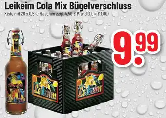 trinkgut Leikeim Cola Mix Bügelverschluss 20x0,5 L Flaschen Angebot