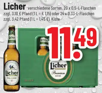 trinkgut Licher 20x0,5 L/24x0,33 L Flaschen Angebot