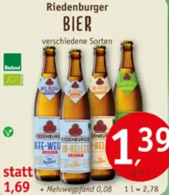 Erdkorn Biomarkt Riedenburger BIER 0,5 L Angebot