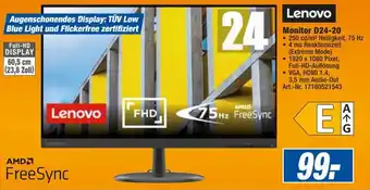 expert Techno Land Lenovo Monitor D24-20 Angebot