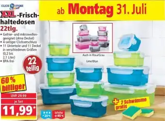 Norma CLICK N STORE XXL-Frischhaltedosen 22tlg. Angebot