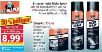 Norma MR. HELPER Bitumen- oder Dicht-Spray 600 ml Angebot