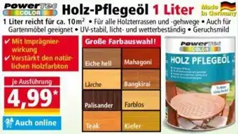 Norma Powertec Color Holz-Pflegeöl 1 Liter Angebot