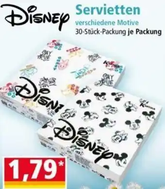 Norma Disney Servietten 30 Stück Packung Angebot