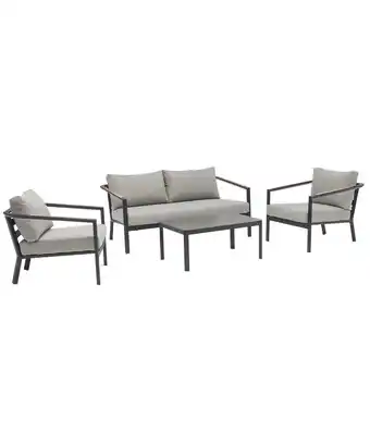 Dehner Dehner alu-lounge new york, 4-teilig Angebot