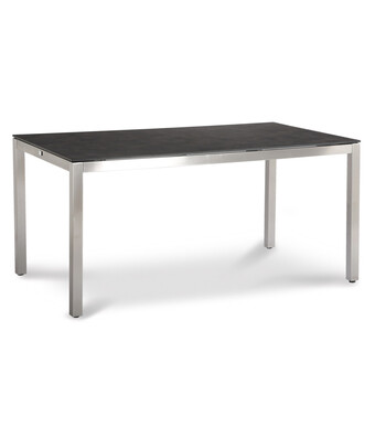 Dehner Best tisch marbella, edelstahl, schwarz, ca. b160/h76/t90 cm Angebot