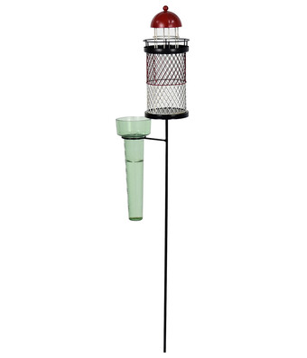 Dehner Dehner metall-regenmesser leuchtturm, ca. h110 cm Angebot