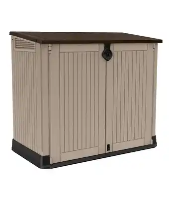 Dehner Keter aufbewahrungsbox store it midi, beige, 880 liter, ca. b132,5/h113,5/t71,5 cm Angebot