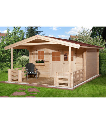 Dehner Weka gartenhaus 111 b mit vordach + terrasse Angebot