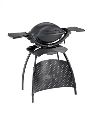 Dehner Weber elektrogrill q 1400 mit stand, dark grey Angebot