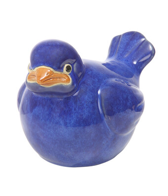 Dehner Keramik vogel, blau glasiert Angebot