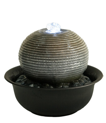 Dehner Polyresin-zimmerbrunnen halia mit led-beleuchtung, ca. h22 cm Angebot