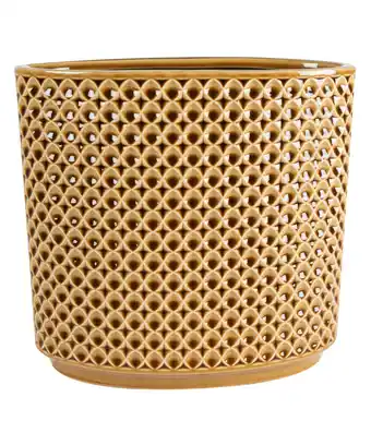 Dehner Dehner keramik-jardiniere thies, oval, gelb, ca. b26/h25/t12 cm Angebot