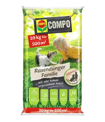 Dehner Compo® rasendünger familie, 20 kg Angebot