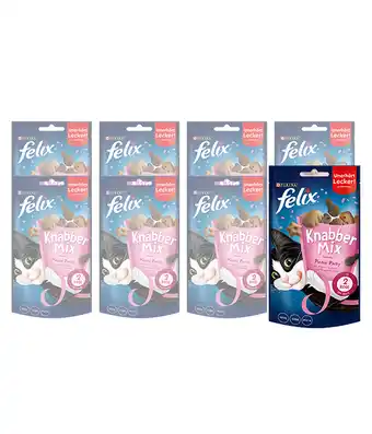 Dehner Purina felix® katzensnack knabbermix picnic party Angebot