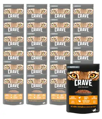 Dehner Crave™ nassfutter für katzen pastete adult, 24 x 85 g Angebot