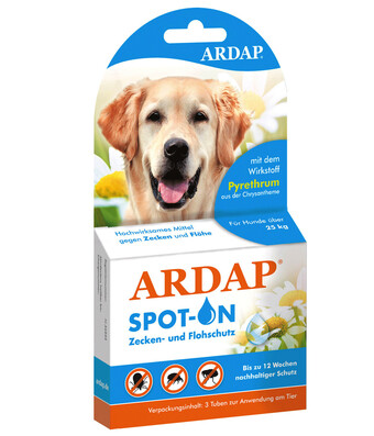Dehner Ardap® zecken- und flohschutz spot-on für große hunde, 3 x 4 ml Angebot