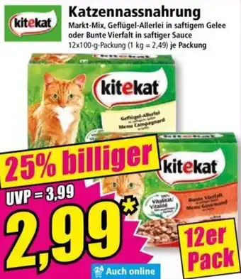 Norma kitekat Katzennassnahrung 12er Pack Angebot