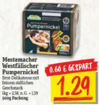 NP Discount Mestemacher Westfälischer Pumpernickel 500 g Packung Angebot