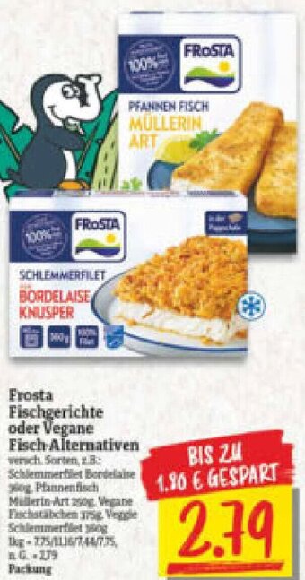 NP Discount Frosta Fischgerichte oder Vegane Fisch-Alternativen Angebot
