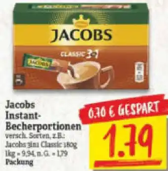 NP Discount Jacobs Instant Becherportionen Angebot