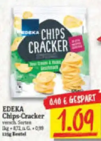 NP Discount Edeka Chips Cracker 125 g Beutel Angebot