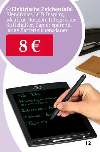 Woolworth Elektrische Zeichentafel Angebot