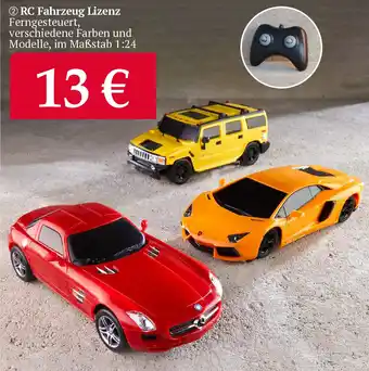 Woolworth RC Fahrzeug Lizenz Angebot