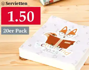 Woolworth Servietten 20er Pack Angebot