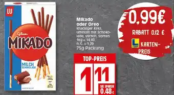 Elli Markt Mikado oder Oreo 75g Packung Angebot