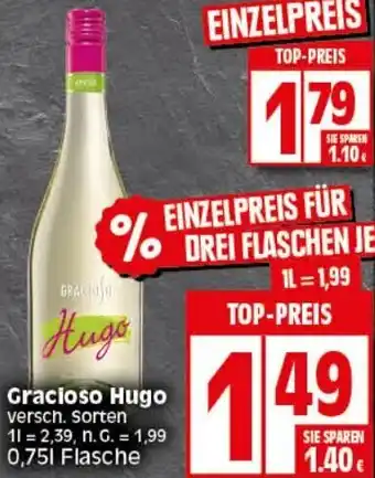 Elli Markt Gracioso Hugo 0,75 L Flasche Angebot