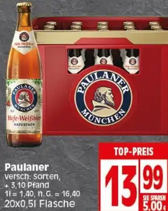 Elli Markt Paulaner 20x0,5 L Flasche Angebot