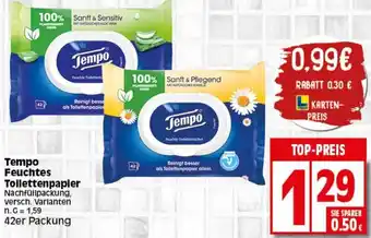 Elli Markt Tempo Feuchtes Toilettenpapier 42er Packung Angebot