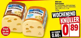 Elli Markt Milram Burlander 100 g Angebot