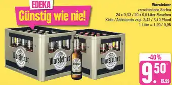 Marktkauf Warsteiner 24 x 0,33/20 x 0,5 Liter Flaschen Angebot