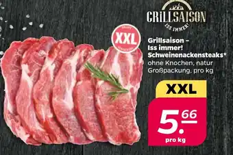 NETTO Grillsaison Iss immer! Schweinenackensteaks Angebot