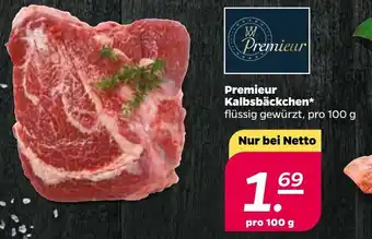 NETTO Premieur Kalbsbäckchen 100g Angebot