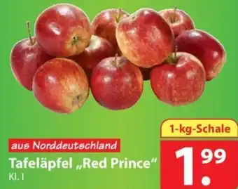 Famila Nord Ost Tafeläpfel ,,Red Prince" 1-kg-Schale Angebot