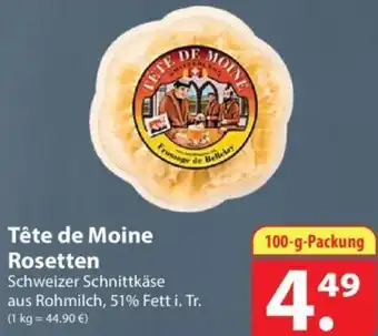 Famila Nord Ost Tête de Moine Rosetten 100-g-Packung Angebot