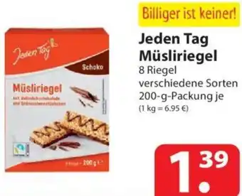 Famila Nord Ost Jeden Tag Müsliriegel 200 g Packung Angebot