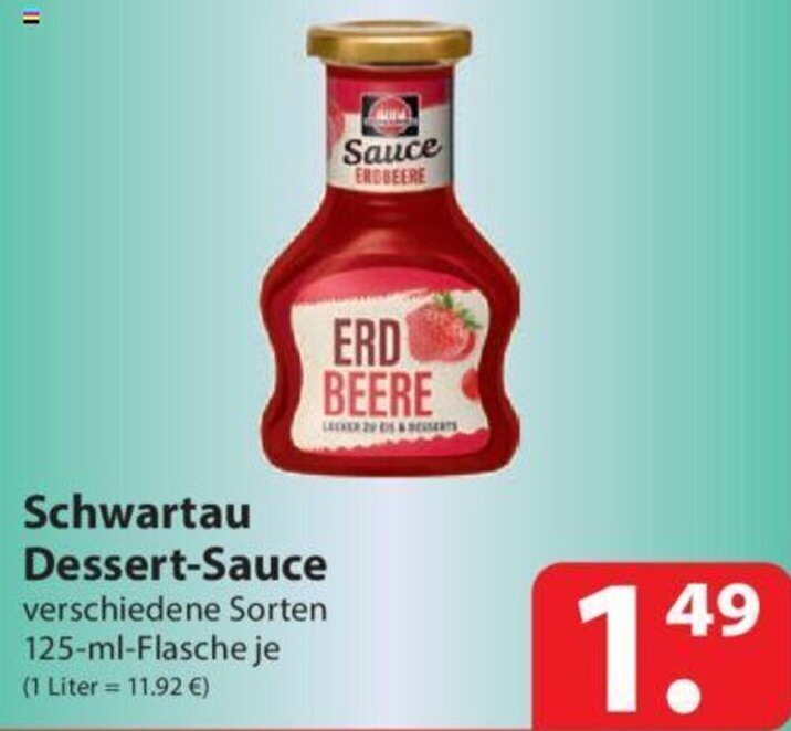 Schwartau DessertSauce 125 ml Flasche Angebot bei Famila Nord Ost