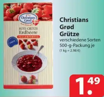 Famila Nord Ost Christians Grød Grütze 500 g Packung Angebot